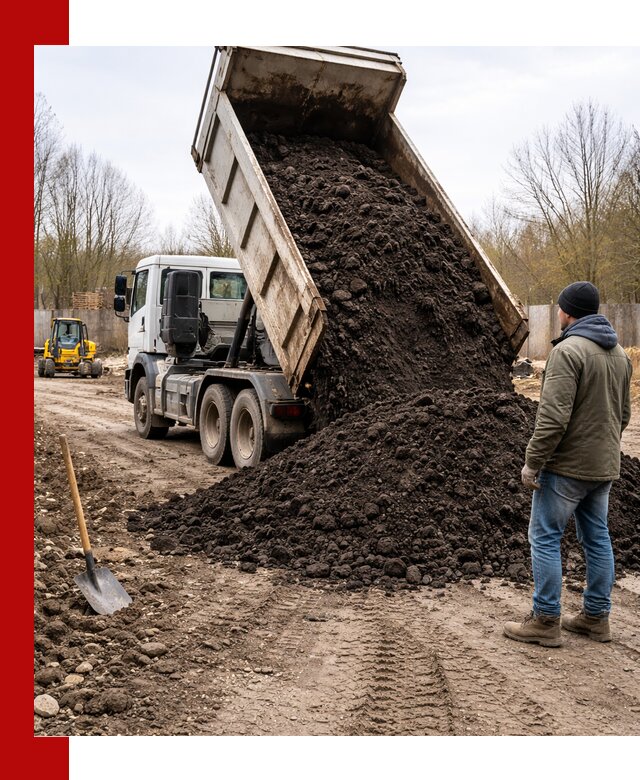 Доставка чернозема навалом в Наро-Фоминске быстро и выгодно