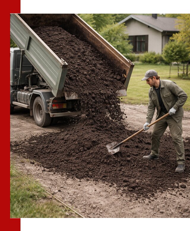 Чернозем для газона с доставкой в Наро-Фоминске быстро и качественно