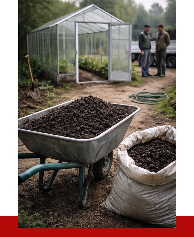 Чернозем для теплицы в Наро-Фоминске с доставкой от 1537 р. | ПРОНЕРУДНр-