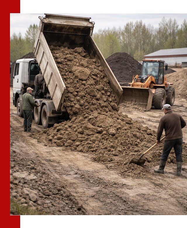 Доставка глин и суглинков в Наро-Фоминске оптом и вкрай