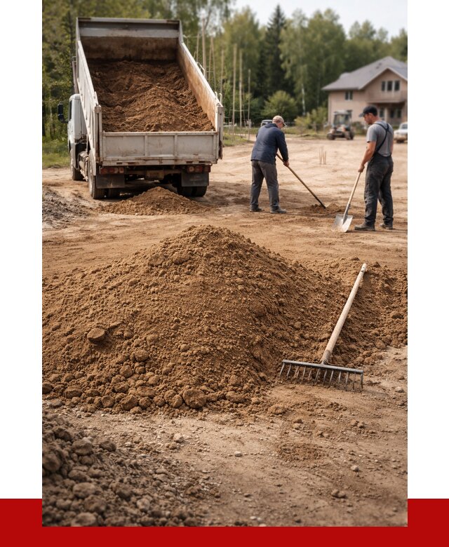 Суглинок для планировки в Наро-Фоминске с доставкой от 4303 р. | ПРОНЕРУДНр-