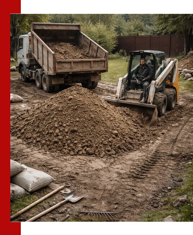 Суглинок для планировки участков в Наро-Фоминске с доставкой и выгрузкой