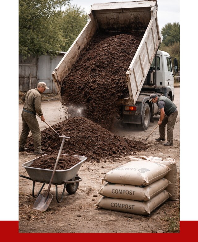 Купить компост в Наро-Фоминске от 4303 р. за куб с доставкой | ПРОНЕРУДНр-