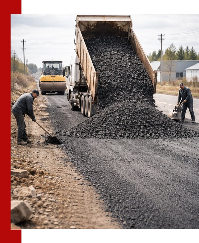 Асфальтовая крошка для дорог в Наро-Фоминске — поставка и доставка