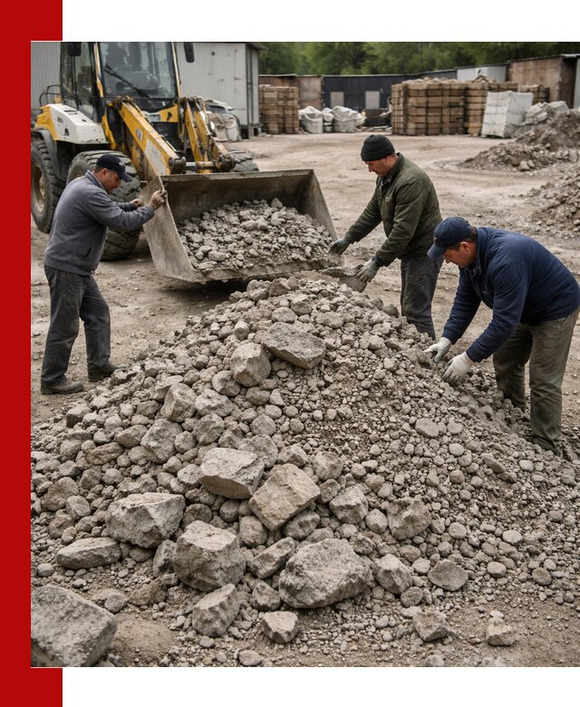 Демонтаж и вывоз бой бетона в Наро-Фоминске