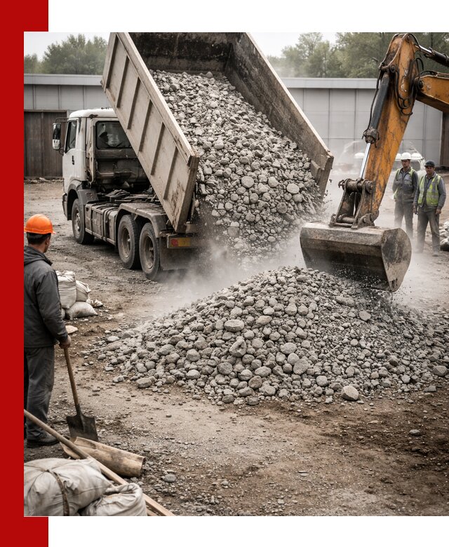 Доставка дробленого бетона в Наро-Фоминске оптом и в розницу