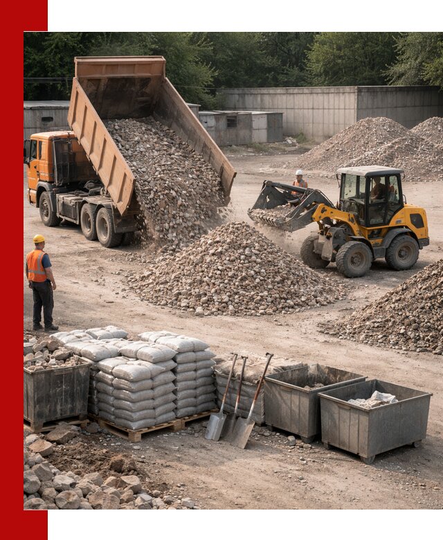 Вторичные материалы для отсыпки в Наро-Фоминске — поставка и доставка