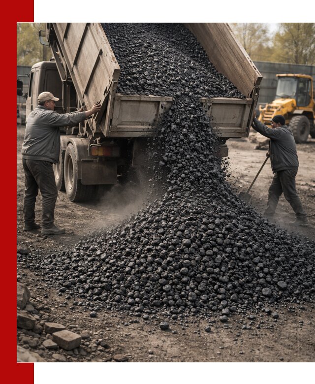 Доставка угля семечка самосвалами в Наро-Фоминске