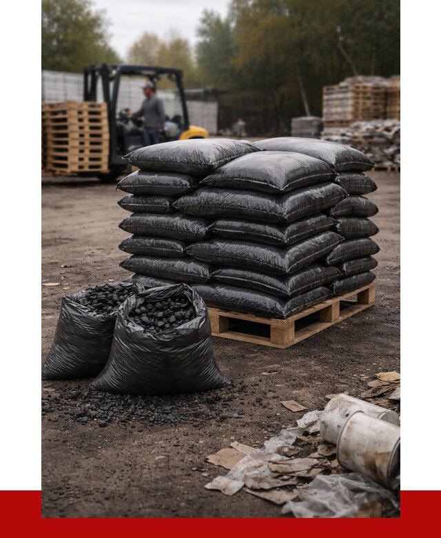Купить уголь в мешках с доставкой в Наро-Фоминске от 7684 р. | ПРОНЕРУДНр-
