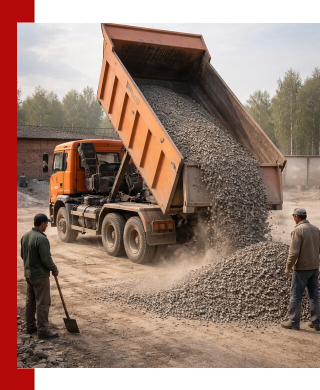 Доставка самосвалом 20 м3 в Наро-Фоминске быстро и надежно