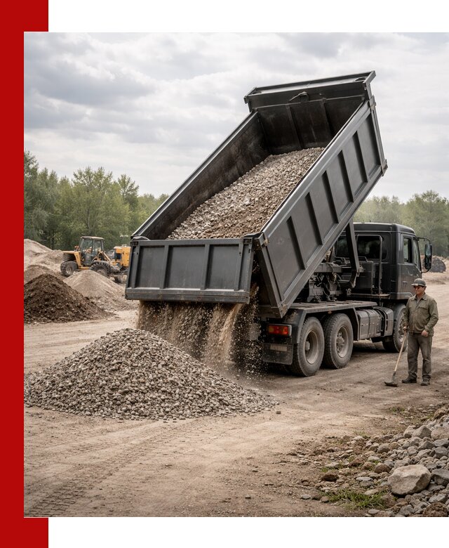 Доставка самосвалом 30 м3 по выгодным ценам в Наро-Фоминске