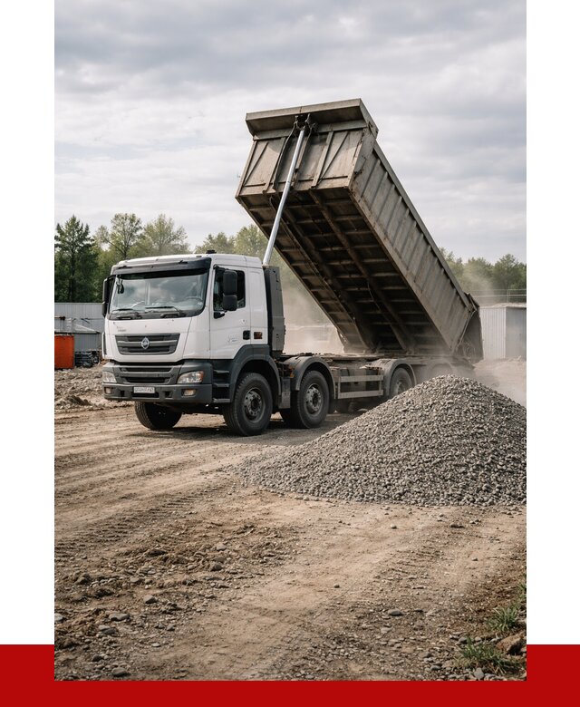 Доставка самосвалом 40 кубов в Наро-Фоминске от 9221 р. | ПРОНЕРУДНр-