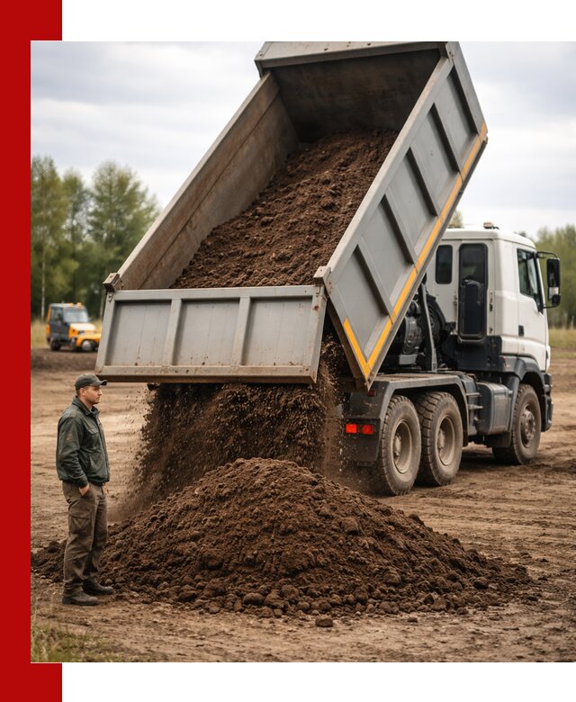 Аренда самосвала с водителем в Наро-Фоминске для сыпучих грузов и навоза