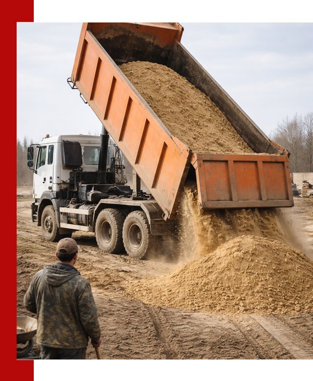 Аренда самосвала 20 тонн для перевозки грузов в Наро-Фоминске