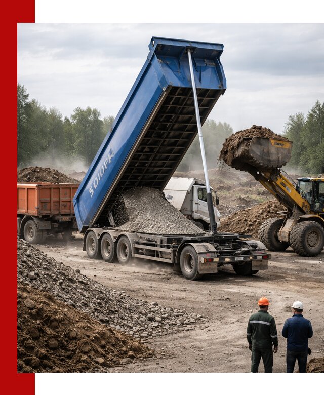 Аренда тонар 40 тонн в Наро-Фоминске с доставкой материалов