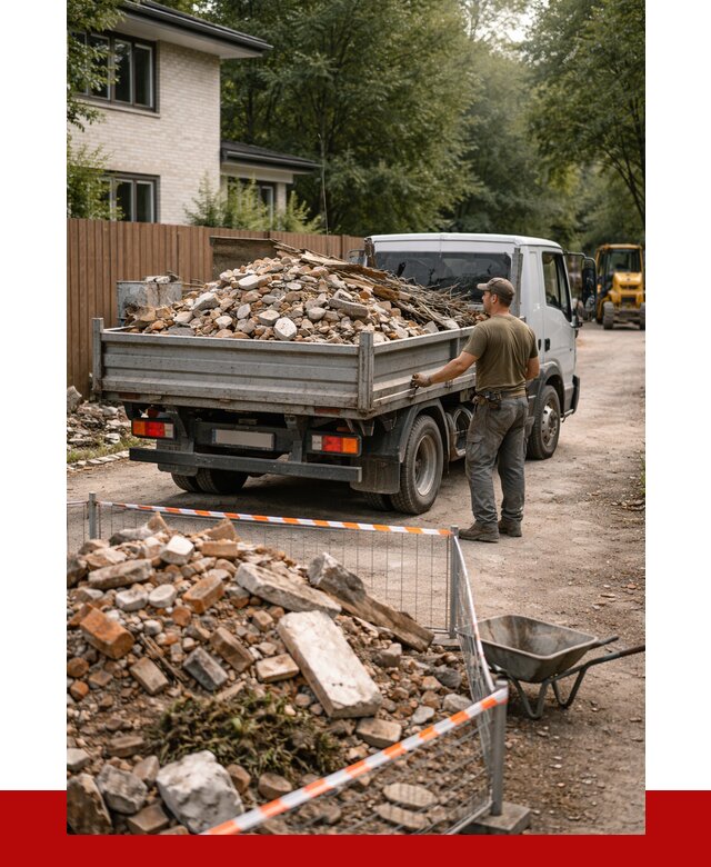 Вывоз строительного мусора с погрузкой в Наро-Фоминске от 7684 р | ПРОНЕРУДНр-