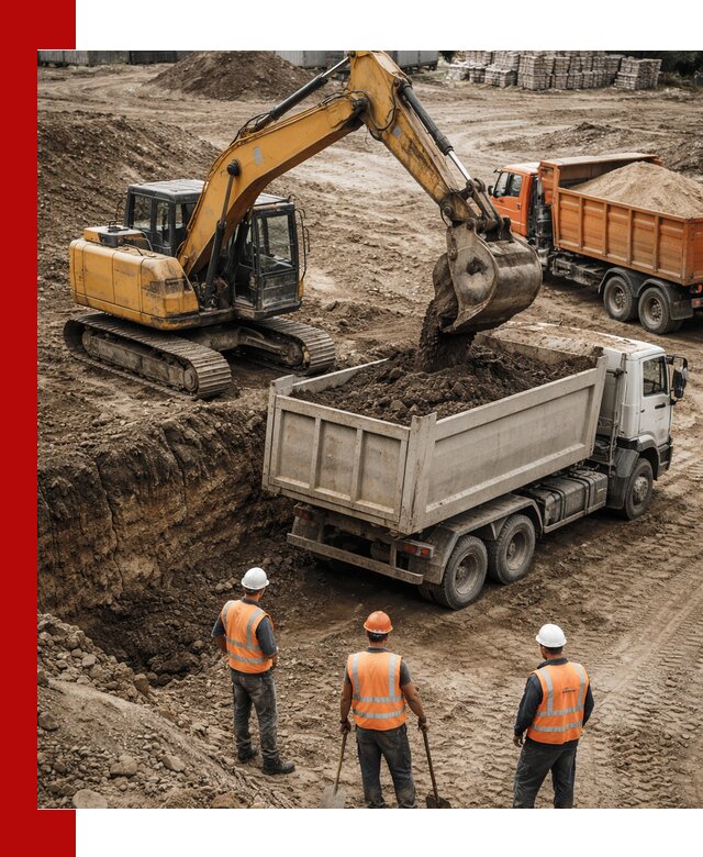 Разработка грунта для строительства и благоустройства в Наро-Фоминске