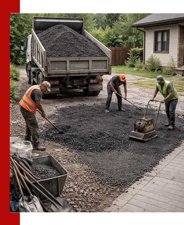 Асфальтовая крошка для двора с доставкой в Наро-Фоминске